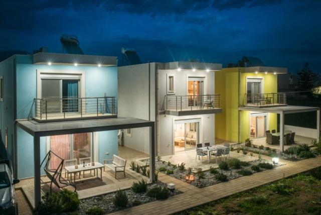 Dione Villa Kokkinos Pyrgos Exterior foto